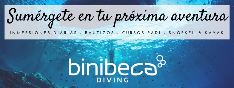 Binibeca diving, Menorca